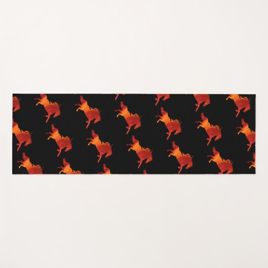 Fire Horse Art  ヨガマット (正面(横))