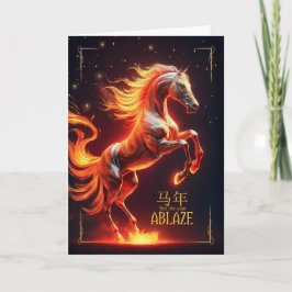 Fire Horse Chinese New Year シーズンカード