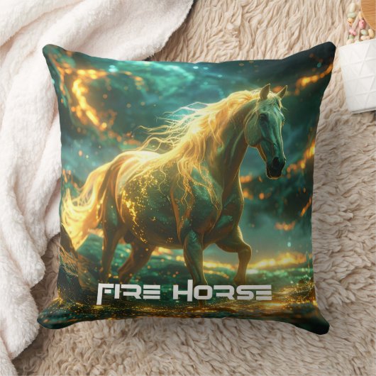 FIRE HORSE - CHINESE ZODIAC -  クッション (ブランケット)