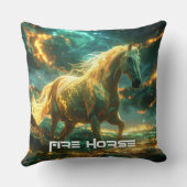 FIRE HORSE - CHINESE ZODIAC -  クッション (裏面)