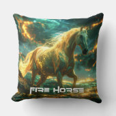 FIRE HORSE - CHINESE ZODIAC - クッション (正面)