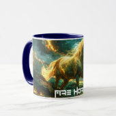 FIRE HORSE - CHINESE ZODIAC -  マグカップ (正面左)