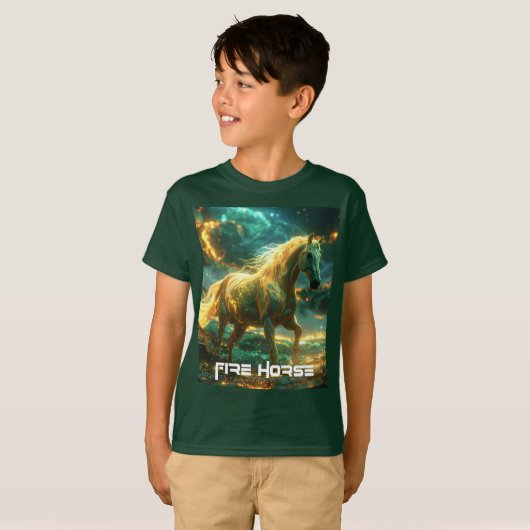 FIRE HORSE - CHINESE ZODIAC - Tシャツ (正面フル)