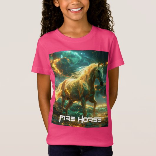 FIRE HORSE - CHINESE ZODIAC -  Tシャツ (正面)