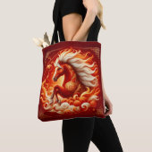 Fire Horse Fourth トートバッグ (クローズアップ)