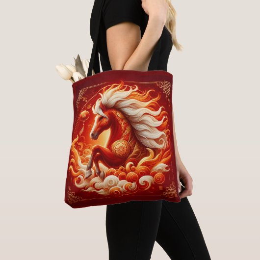 Fire Horse Fourth トートバッグ (クローズアップ)