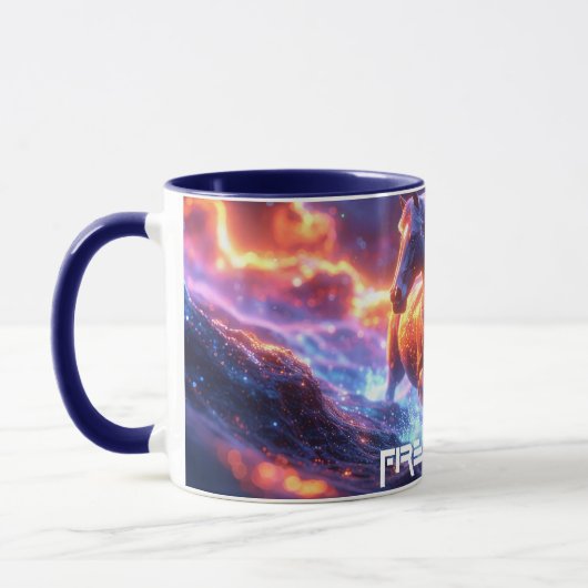 FIRE HORSE - SHENG XIAO -  マグカップ (左)