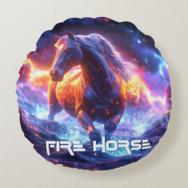 FIRE HORSE - SHENG XIAO - ラウンドクッション