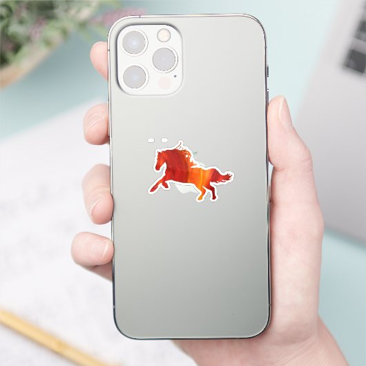 Fire horse Sticker シール (スマートフォン)