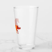 Fire horse Sticker タンブラーグラス (左)