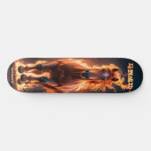 Fire Horse Victory Luck • Lunar Skate Energy 2026★ スケートボード (横)