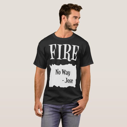 Fire - Hot Packet Halloween Taco Costume Tシャツ (正面フル)