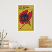 Fire is the Reason - Matchbox Print - Aesthetic ポスター (キッチン)