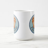 Fire Island barefoot & fancy free! Funny host gift コーヒーマグカップ (中央)