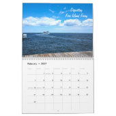 Fire Island & Its Light Wall Calendar カレンダー (2月 2027)
