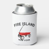 Fire Island large version Red Wagon Long Island NY 缶クーラー (缶正面)