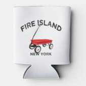 Fire Island large version Red Wagon Long Island NY 缶クーラー (正面)
