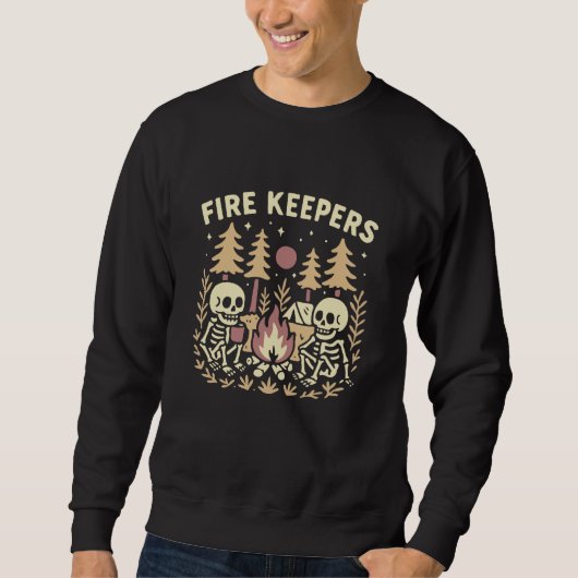 Fire Keepers Skeleton Campfire スウェットシャツ (正面)