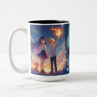 Fire Legend Kids Mug – for boys and girls ツートーンマグカップ