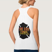 FIRE LIFEデザインCO [ロゴ1] タンクトップ (裏面)