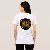 FIRE LIFEデザインCO [ロゴ1] トライブレンドＴシャツ (裏面全面)