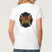 FIRE LIFEデザインCO [ロゴ1] Tシャツ (裏面)