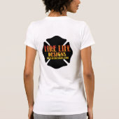 FIRE LIFEデザインCO [ロゴ1] Tシャツ (裏面)