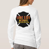 FIRE LIFEデザインCO [ロゴ1] Tシャツ (裏面)