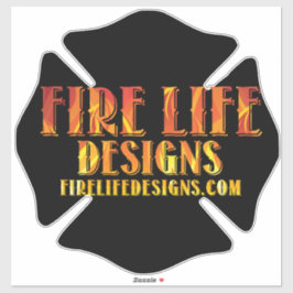 FIRE LIFE DESIGNS - ロゴ1 シール
