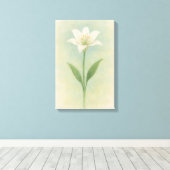 Fire Lily キャンバスプリント (インサイチュ (ウッドフロア))