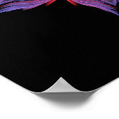 Fire Lotus Mandala ポスター (角)