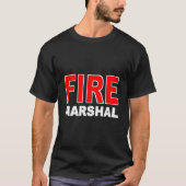 Fire Marshal Investigator Commissioner Firefighter Tシャツ (正面)