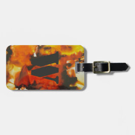 Fire on Glassラゲージタグ ラゲッジタグ