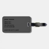 Fire on Glassラゲージタグ ラゲッジタグ (裏面横)