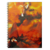 Fire on Glass Notebook ノートブック (正面)