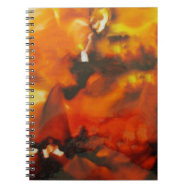 Fire on Glass Notebook ノートブック