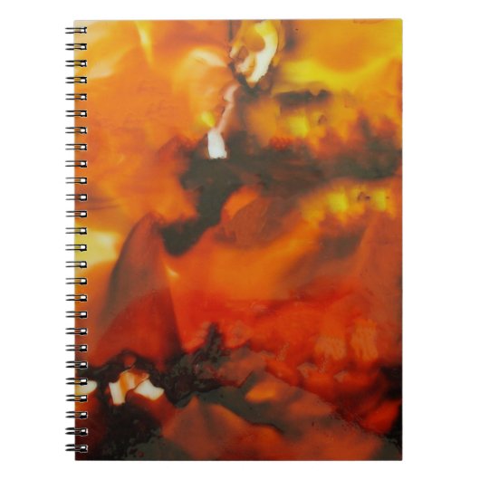 Fire on Glass Notebook ノートブック (正面)