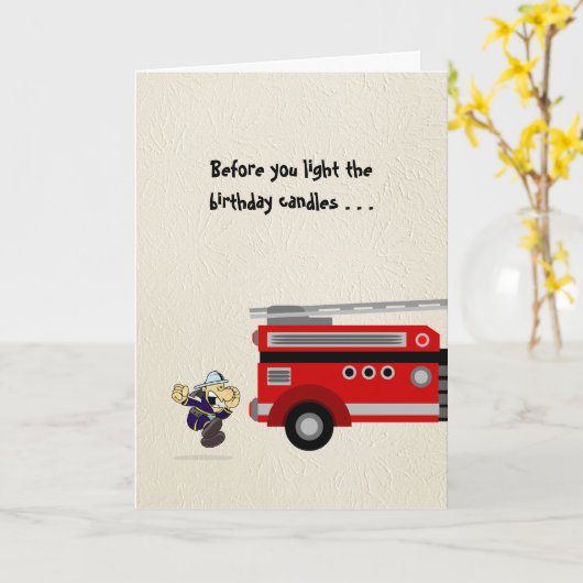 Fire permit needed for Birthday Candles? カード (黄色い花)