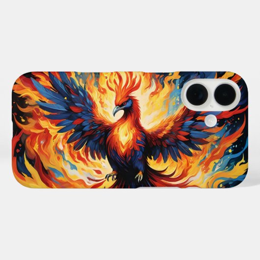 FIRE PHOENIX MYTHICAL Case-Mate iPhoneケース (裏面 (横))