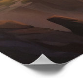 Fire Phoenix Sacred Cliffs ポスター (角)