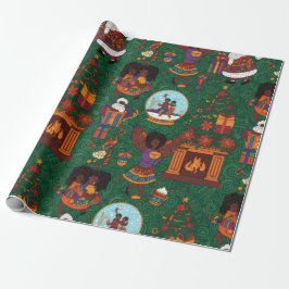Fire Place ラッピングペーパー