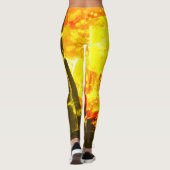 Fire Print Leggings レギンス (裏面)