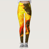 Fire Print Leggings レギンス (正面)
