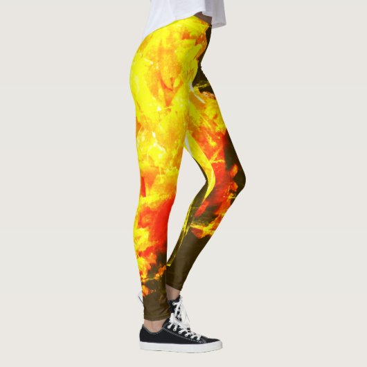 Fire Print Leggings レギンス (右)