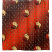 Fire Rat Duvet Cover シャワーカーテン (正面)