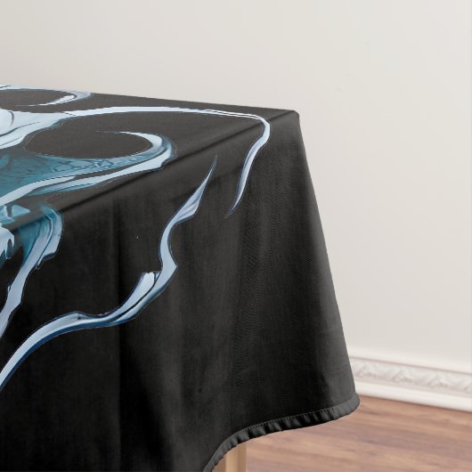 Fire Red Flame Mythical Dragon Head テーブルクロス (インサイチュ)