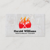 Fire | Restaurant | Cooking 名刺 (正面)