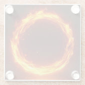 fire ring ガラスコースター (裏面)