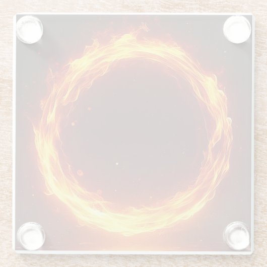 fire ring ガラスコースター (裏面)