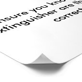 Fire Safety 02 ポスター (角)